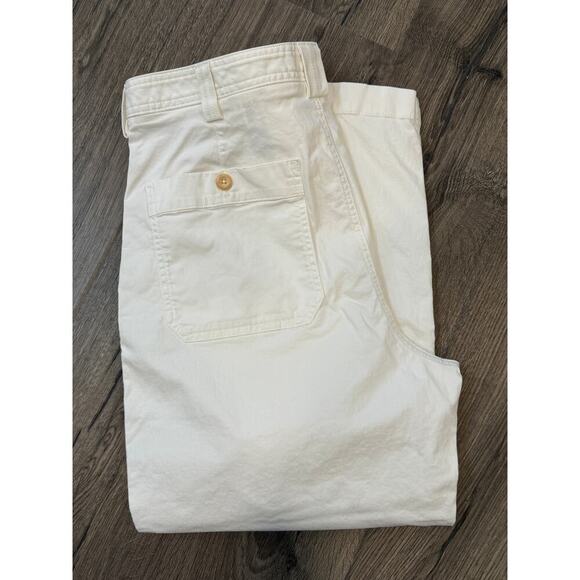 Banana Republic White Barrel Pants - Picture 3 of 4